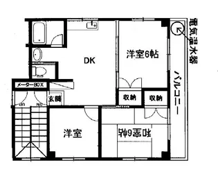 ファミーユタシロ【3階】の間取り