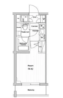 東京都品川区豊町1【マンション】の間取り