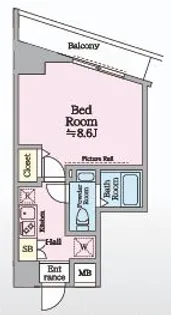 東京都墨田区京島2【マンション】の間取り