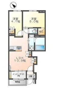 La・escalier(ラ・エスカリエ)【1階】の間取り