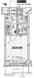 ルーブル武蔵小杉【2階】の間取り