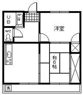 メゾンF【1階】の間取り