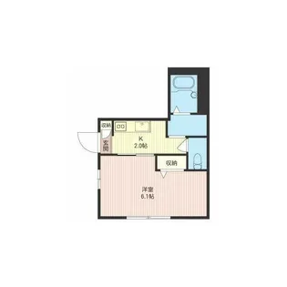 ペルルブラン赤堤【1階】の間取り