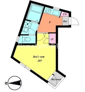 東京都板橋区成増1【マンション】の間取り