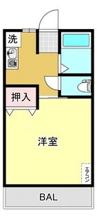 南湖ウイングE【2階】の間取り