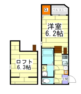 フェアレディ【2階】の間取り