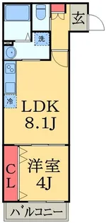 AJ蘇我III【2階】の間取り