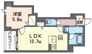 ローリエン【1階】の間取り