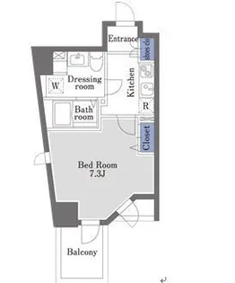 東京都目黒区鷹番3【マンション】の間取り