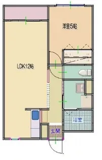 ロイヤルサニーハイツ【3階】の間取り