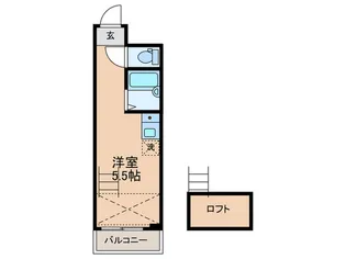 アドラーホルスト【5階】の間取り