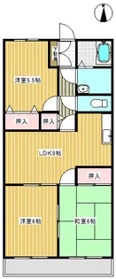 ビラージュ取手【1階】の間取り