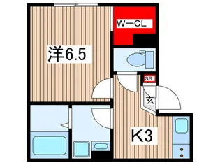 Park RESIDENCE小岩【2階】の間取り