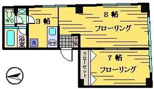 王子スクエアービル【3階】の間取り