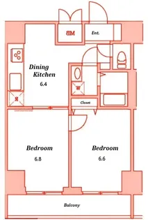 ドールマウスネオ【3階】の間取り