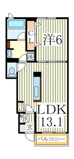フォルトゥーナII【1階】の間取り