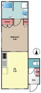 Baraabaru梅丘【1階】の間取り