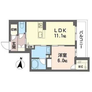 ルピア【3階】の間取り