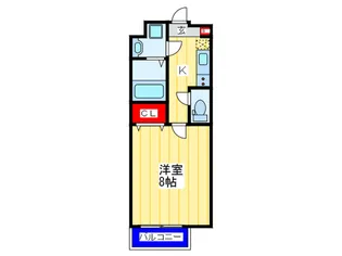 アンリ北詰【7階】の間取り