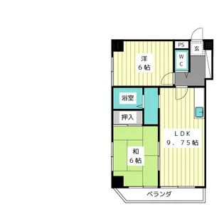メゾン神の木【4階】の間取り