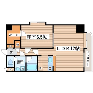 チェルボ北五番丁【9階】の間取り