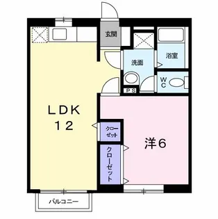 ピュアフレグランス【2階】の間取り