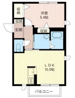 ハイツ ソレイユ【1階】の間取り