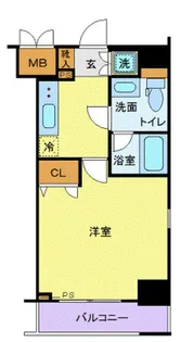 ライジングプレイス金町【10階】の間取り
