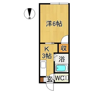 シティハウス代官町【2階】の間取り