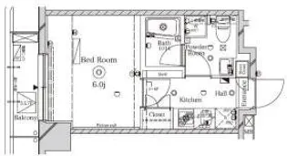ラフィスタ池袋【7階】の間取り