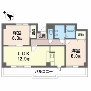 クレールI・K【2階】の間取り