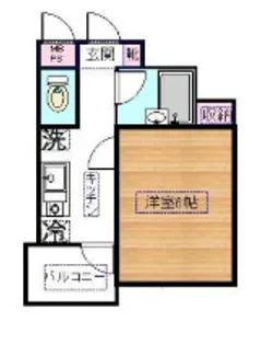 サニースポット【4階】の間取り