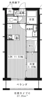 リュクス ドゥ ミネ(LUXE DE MINE)【3階】の間取り