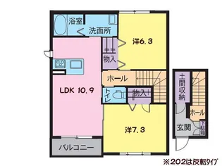 ブエナビスタ【2階】の間取り