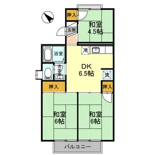 サントス泉ヶ丘【1階】の間取り