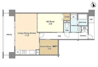 アーバンライフ目白駅前【5階】の間取り