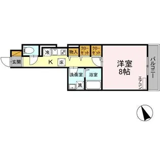 ウェルストン【1階】の間取り