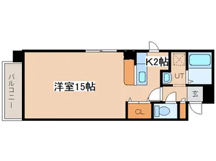 ノースコート新橋【6階】の間取り