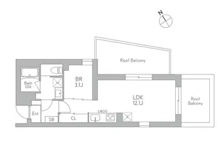 J.リヴェール武蔵小山West【5階】の間取り