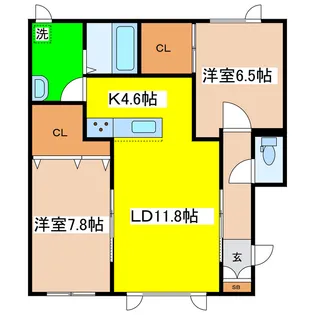 STILL【2階】の間取り