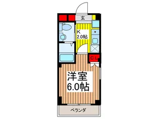 ツインクレスト童夢I【3階】の間取り