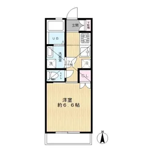 Beauty Garden【2階】の間取り