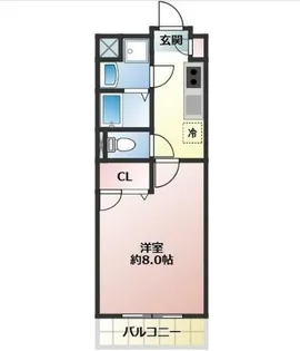 セントグレース【5階】の間取り