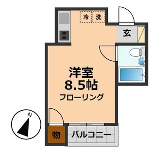 グローリア永福【5階】の間取り