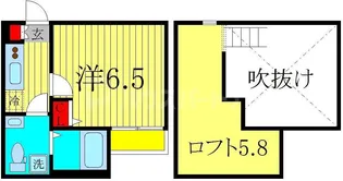 パークサイド南柏【2階】の間取り