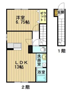ラ・フォーレ藤崎【2階】の間取り