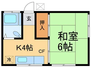 コーポ石川【2階】の間取り