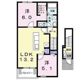 めぞん春日I【2階】の間取り