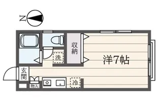 アイリス【2階】の間取り