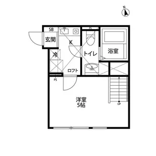 ロンド・ベル【2階】の間取り